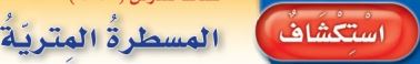 مسطرة مترية
